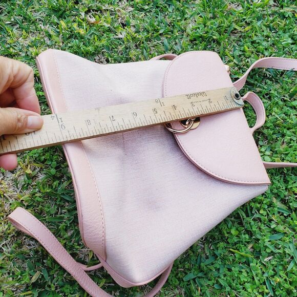 LC Lauren Conrad Tara Backpack - Mini Backpack Pink - Magnetic Snap Closure - Picture 3 of 5